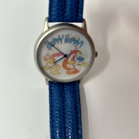 Nickelodeon Ren & Stimpy 1992 hologram/lenticular wrist watch - Picture 5 of 13